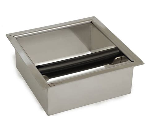 metal knock box|counter top knock box.